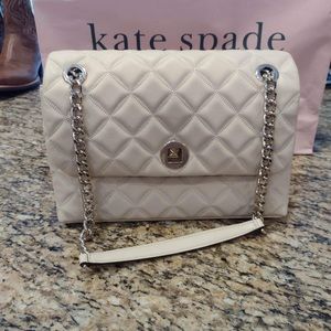 NWOT Kate Spade Natalia smooth quilted leather medium puse